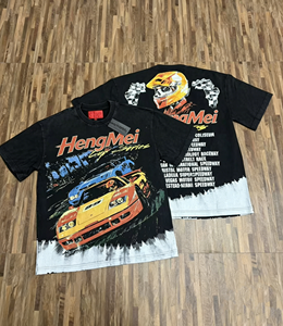 T-shirt unisexe GOD High Street en coton 100% respirant, coupe ample, manches courtes, 260 grammes - Product Image 3
