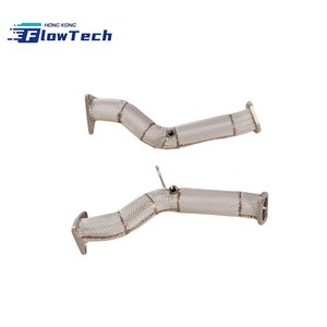 Tubería de Escape de Alto Flujo de Acero Inoxidable T304 para Nissan 370Z 3.7L VQ37VHR con Protector Térmico - Product Image 2