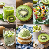 Natuurlijke Kiwi Crush Gevriesdroogde Kiwi Freeze Droge Gouden Kiwi In Blokjes Gesneden Gevriesdroogde Kiwi 'S