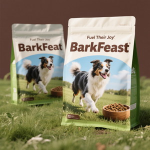 Custom Dog <b>Food</b> Square Bottom <b>PET</b> Material <b>Food</b> Grade Zipper Top Resealable Durable Packaging Bag for <b>Pet</b> <b>Food</b> - Product Image 2