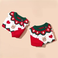 Pull tricoté de Noël à col rond et manches longues pour bébé et enfant, confortable et chaud, collection automne – Grande Vente