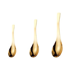 <span class=keywords><strong>Cuillère</strong></span> à soupe chinoise <span class=keywords><strong>en</strong></span> <span class=keywords><strong>métal</strong></span> SUS304, grand design, finition miroir or et argent, écologique, durable, pour fêtes, restaurants et usage public - Product Image 5