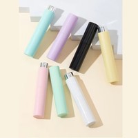 Vente en gros de flacons de parfum en verre vides et rechargeables de 10 ml, colorés, avec atomiseur à visser et logo personnalisé