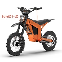 Tutio Soleil Long Range Outdoor Cycling Electric Motorcycle 48v Tutio Battery Off-road Vehicle Supermoto Wheels