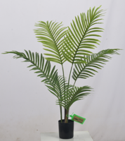 Interior hogar Ornamental pequeño grande falso en maceta Majestad árboles Artificial Majestad Areca palmera plantas para la venta