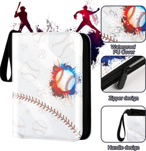 Livre de cartes de visite à sublimation personnalisée Classeur de cartes Pokemoned avec fermeture à glissière 9 pochettes Classeur de cartes à collectionner en PU - Product Image 5