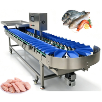 Hoog Efficiënte Visgewichtsorteermachine Multi-Grade Gewichtsgrader voor Garnalen en Oesters