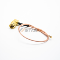 Cable de Conexión RP SMA Macho en Ángulo a UFL-3 RG178 RF