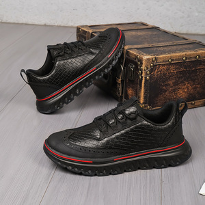 Chaussures habillées en cuir pour hommes 2026, grande taille, confortables, antidérapantes, semelle souple en EVA, légères - Product Image 4