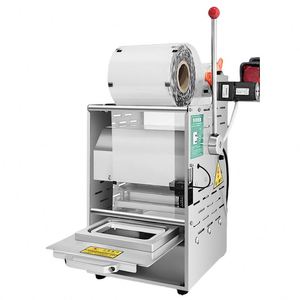 Máquinas Semiautomáticas de Sellado de Bandejas con Membranas para Sellado de Alimentos, Cajas de Comida Fresca/Cajas de Comida Rápida/Cajas de Papel de Aluminio - Product Image 6