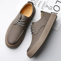 Bottes courtes pour hommes, style coréen et britannique, chaussures de travail professionnelles à semelle souple avec doublure en maille, tendance mode estivale