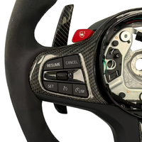 Volant sport personnalisé avec LED Alcantara carbone pour BMW G11 G12 G21 G20 G31 G30 G87 G80 G90 G01 G05 G06 X3 X4 M6 M5