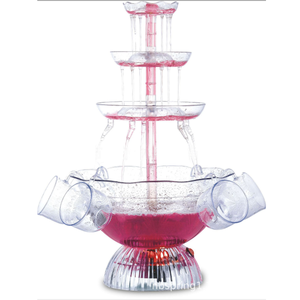 Trang trí đám cưới đấm Bát đài phun nước bền nhựa thiết kế cho các sự kiện thanh lịch - Product Image 2