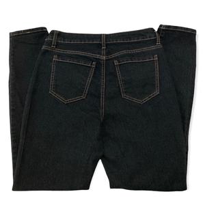 All'ingrosso Design personalizzato lavato popolare nero solido classico Jeans da <span class=keywords><strong>donna</strong></span> a gamba dritta Jeans Jeans per le donne - Product Image 3