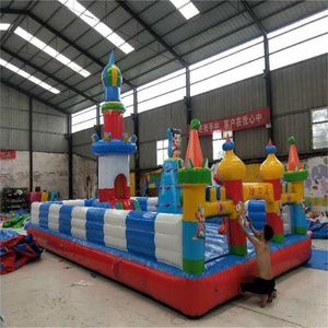 Château gonflable miniature personnalisé en PVC pour enfants, modè<span class=keywords><strong>le</strong></span> d'exportation chinois, produit mobile - Product Image 3