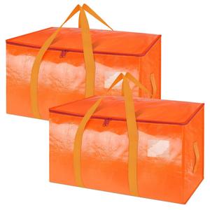 Paquete de 2 Bolsas de Mudanza Extra Grandes con Asas Reforzadas, Bolsa de Almacenamiento Resistente para Ropa - Product Image 1