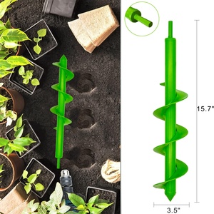 Outils de plantation pour l'agriculture de jardin, tarières pour planter des bulbes, jeu de forets en spirale - Product Image 4