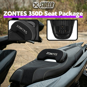Sac de selle pour moto ZONTES 350D, coussin de selle, ensemble de selle, accessoire de remplacement d'origine pour un confort optimal - Product Image 1