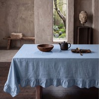 Nappe unie de style européen minimaliste pour table de salle à manger, cuisine, restaurant, pique-nique en plein air et décoration intérieure