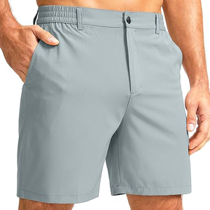 Shorts de golf pour hommes, entrejambe de 7 pouces, taille élastique, séchage rapide, léger, uni, décontracté, extensible, tissu Oxford, poches zippées, randonnée - Product Image 5