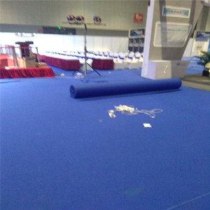 <span class=keywords><strong>Tapis</strong></span> <span class=keywords><strong>d</strong></span>'exposition de mariage en plein air noir Rouleaux perforés à l'aiguille en velours de polyester lavable <span class=keywords><strong>Tapis</strong></span> de scène de bienvenue <span class=keywords><strong>antidérapant</strong></span> pour événement - Product Image 6