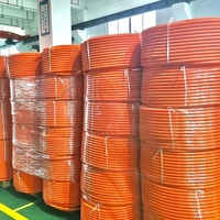 Tuyau de protection de câbles flexible en PE100 HDPE de grand diamètre, conduit perforé souterrain, connexion par fusion à emboîtement