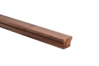Main courante en acier inoxydable Offre Spéciale manche en bois PVC pour villa piscine escalier balustrade garde-corps fabrication