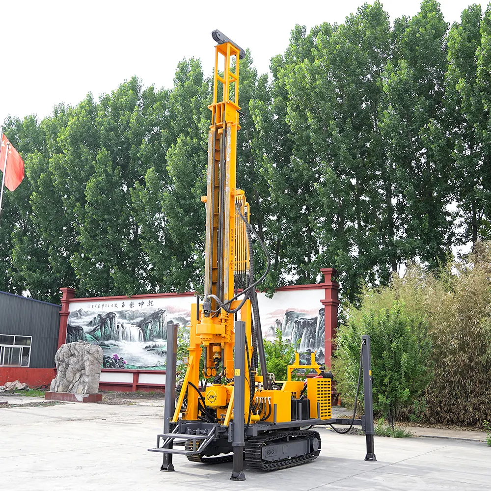Mechanical top drive mud and air drilling rig for core drilling Water well drilling rig machine for sale