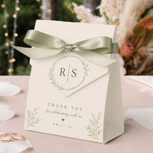 Personalized Favor <b>Box</b> for Guests Custom Wedding <b>Gift</b> Packaging Wholesale - Product Image 4