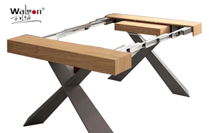 Rail coulissant de tiroir de <span class=keywords><strong>table</strong></span> à 7 plis de 1800 mm, quincaillerie en aluminium, rail coulissant transformable pour <span class=keywords><strong>table</strong></span> - Product Image 6