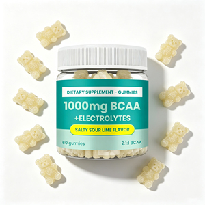 Gummies BCAA 2:1:1 avec Leucine, Isoleucine et Valine pour la récupération musculaire et la synthèse des protéines après l'entraînement - Fabricant OEM - Product Image 1