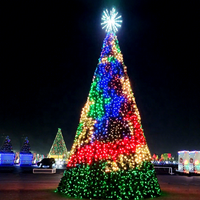 Uplumin 3D Outdoor Gigantischer Neuer Weihnachtsbaum DMX Animiert Programmierbares LED-Motivlicht