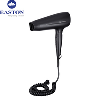 Sèche-cheveux électrique pliable haute puissance EASTON pour hôtel, 1800W, sèche-cheveux ionique pliable professionnel