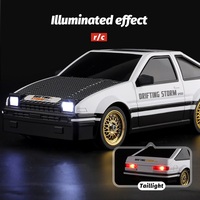 Voiture RC 4x4 à l'échelle 1:16 2,4 GHz avec lumières LED, voiture RC haute vitesse, voiture de drift, modèle de jouet télécommandé électronique