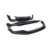 Lèvre de pare-chocs avant en fibre de carbone Style P pour Audi RS6 RS7 C8 Kit carrosserie en fibre de carbone jupe latérale diffuseur