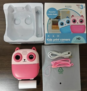 מצלמת 1080p hd מיני מצלמה עם צעצועי נייר צילום מצלמה דיגיטלית מתנות צעצועים לילדים מצלמה מיידית - Product Image 5