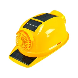 Chapéus de plástico abs para trabalho de alta temperatura, segurança da construção com ventilador de ar, classe 6