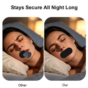 Anthrive Nastro Adesivo per Bocca a Tenuta Forte per Barba e Baffi, <span class=keywords><strong>Strisce</strong></span> Anti-Russamento per Uomini, Restano Attaccate Tutta la Notte, Adesivo Medico Senza Residui - Product Image 2