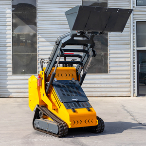 Hot <strong>Sale</strong> CE Diesel Engine <strong>Skid</strong> <strong>Steer</strong> Loader Mini Wheel/Track Home Garden Attachment with Core Components Motor Pump Gearbox - Product Image 6
