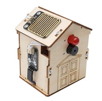 Jouets d'alarme de pluie à monter soi-même, Kit d'outils expérimental en Science technologique, apprentissage, éducation, jeux de Puzzle en bois pour enfants, aides pédagogiques