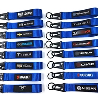 Lanyard Promocional Personalizado de Alta Calidad con Sublimación en Poliéster, Logotipo Grabado, Extremo de Cuero y Soporte para Teléfono