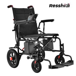 Silla de Ruedas Eléctrica Motorizada Plegable Inteligente Ligera Todoterreno Portátil de Fibra de Acero al Carbono - Product Image 2