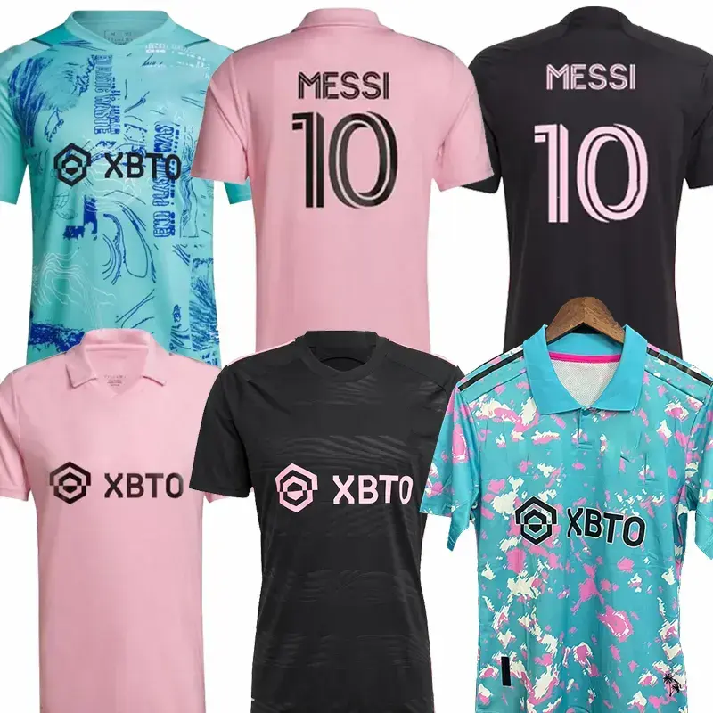 Maglia da calcio thailandese all'ingrosso nuova maglia da calcio Camiseta Inter Miami Messi 2023 2024