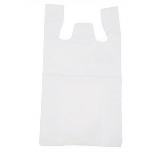 Bolsas de Plástico para Compras Tipo Camiseta, Grado Alimenticio, OEM ODM, No Tóxicas, de PE, Desechables, para Panadería, Pastelería y Comida para Llevar - Product Image 1
