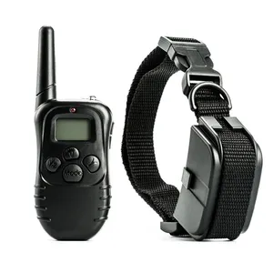 Battery Model LCD Display 998D Remote Dog Collar Dog Training Beep/Vibration/Static Shock Stop Barking 300Yds for all size