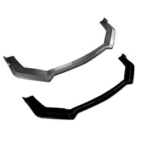 Nouveau Spoiler Avant pour Mustang MK6.5 2018-2023, Accessoire de Modification Extérieure en Noir Piano et Motif Fibre de Carbone OLIVER