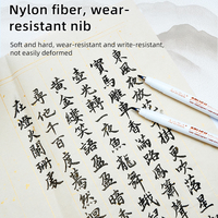Ensemble de stylos de calligraphie à pointe pinceau en encre noire, marqueurs professionnels pour le dessin, les illustrateurs, l'art