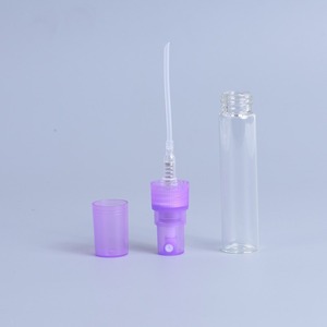 March EXPO 2ml 3ml 5ml 10ml Pequeño Mini Benefit Crescent Row Mini Set Logotipo personalizado Perfume Botella de vidrio Botella de aerosol de vidrio - Product Image 5