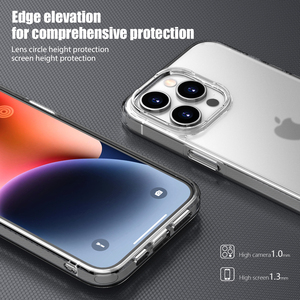 Custodia Antiurto Smerigliata Trasparente in TPU+PC con Stampa a Caldo e Fondina per iPhone 15 Pro Max - Product Image 6