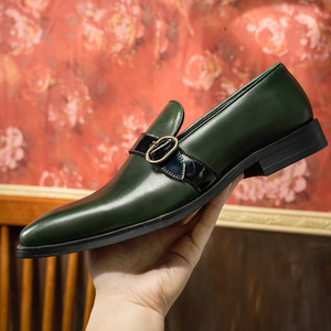 Zapatos de Negocios de Alta Gama - Zapatos de Hombre Modernos con Cordones Antideslizantes, Suela Plana, Estilo Oxford, Casuales y Formales, de Cuero Genuino Suave - Product Image 3